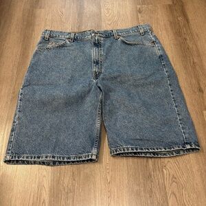 Vtg 1998 Levi’s 550 Orange Tab Denim Jean Shorts Jorts Men’s 40 Y2K‎